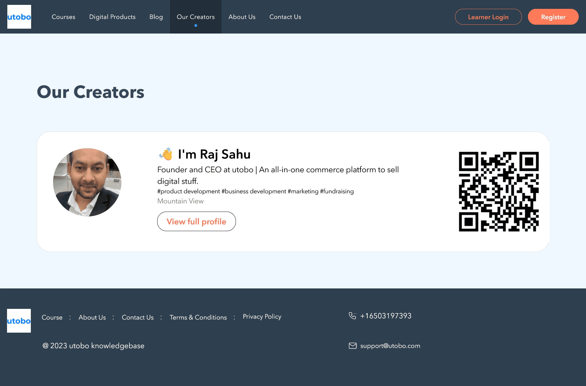 Introducing QR Codes for Creator Profiles on utobo: Connect Instantly, Anywhere!