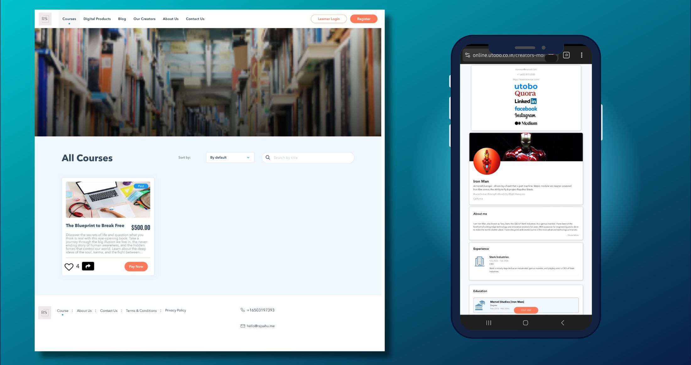 How To Build a Website Quickly for Your Online Course