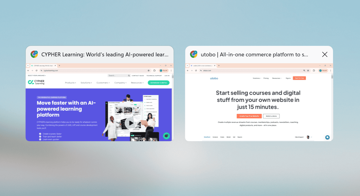 Cypher Learning vs utobo: Which Platform is Best for Your Online Courses?