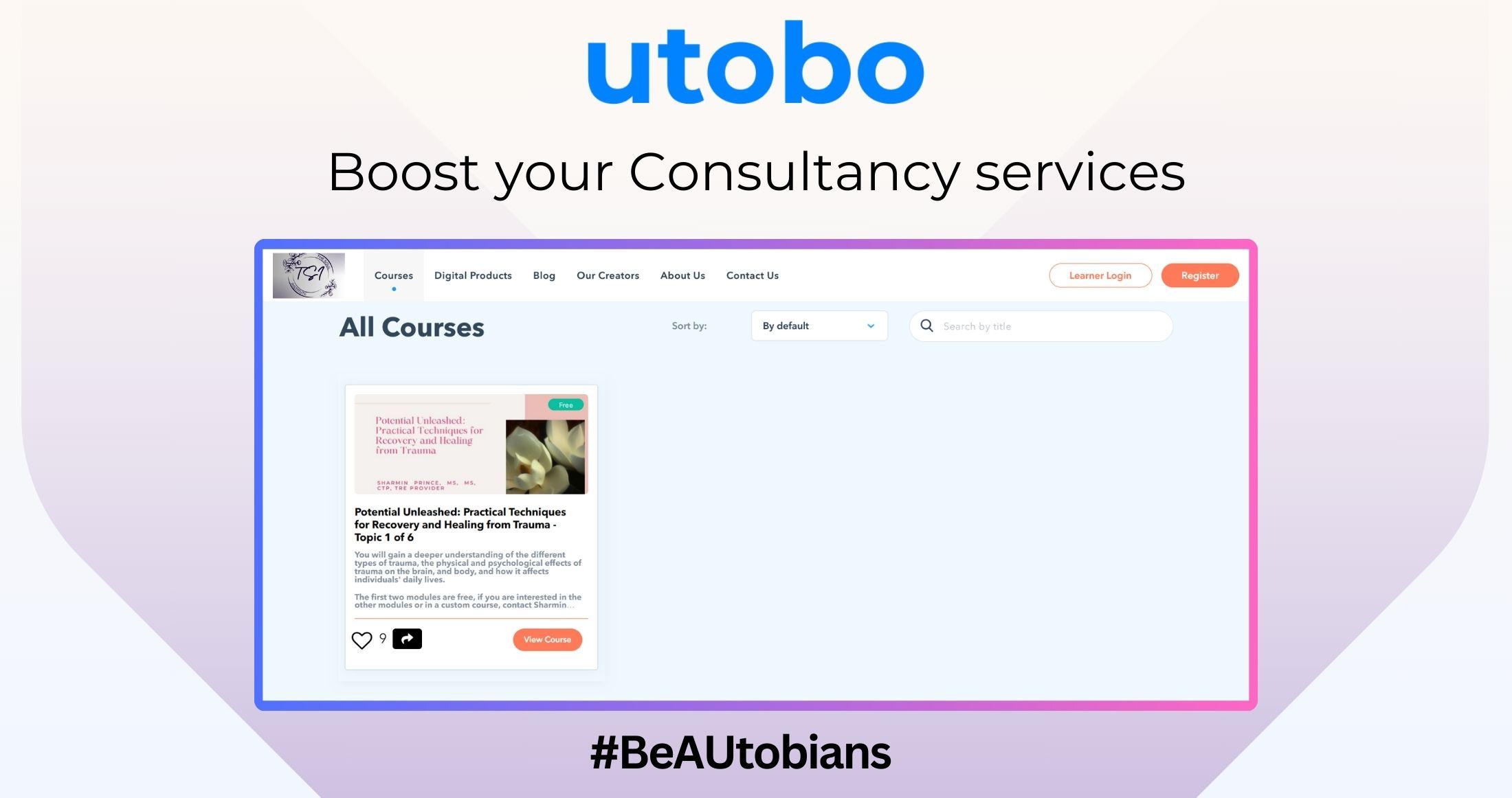 Streamline Your Business Consulting Services with utobo