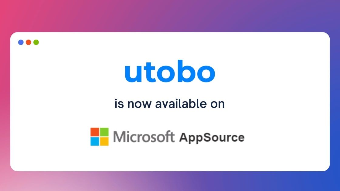 Hurray! utobo is Now Available on Azure AppSource