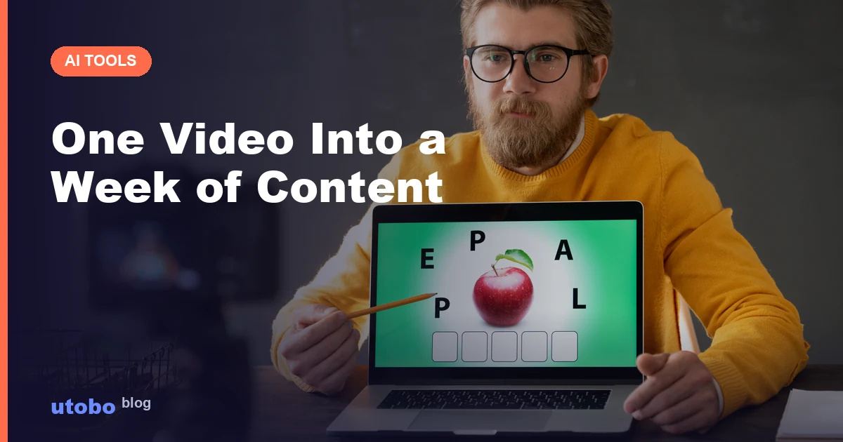 Use AI to Repurpose One Video Into a Week of Content