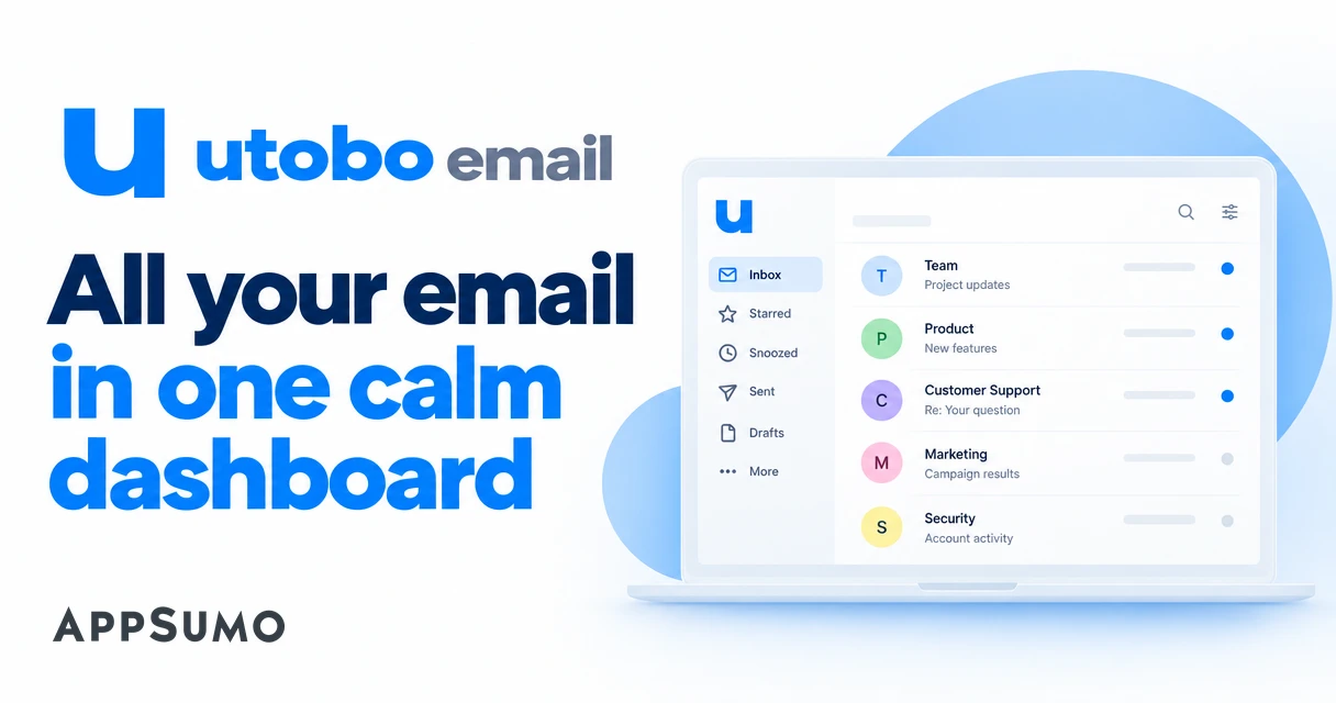utobo Email is live on AppSumo