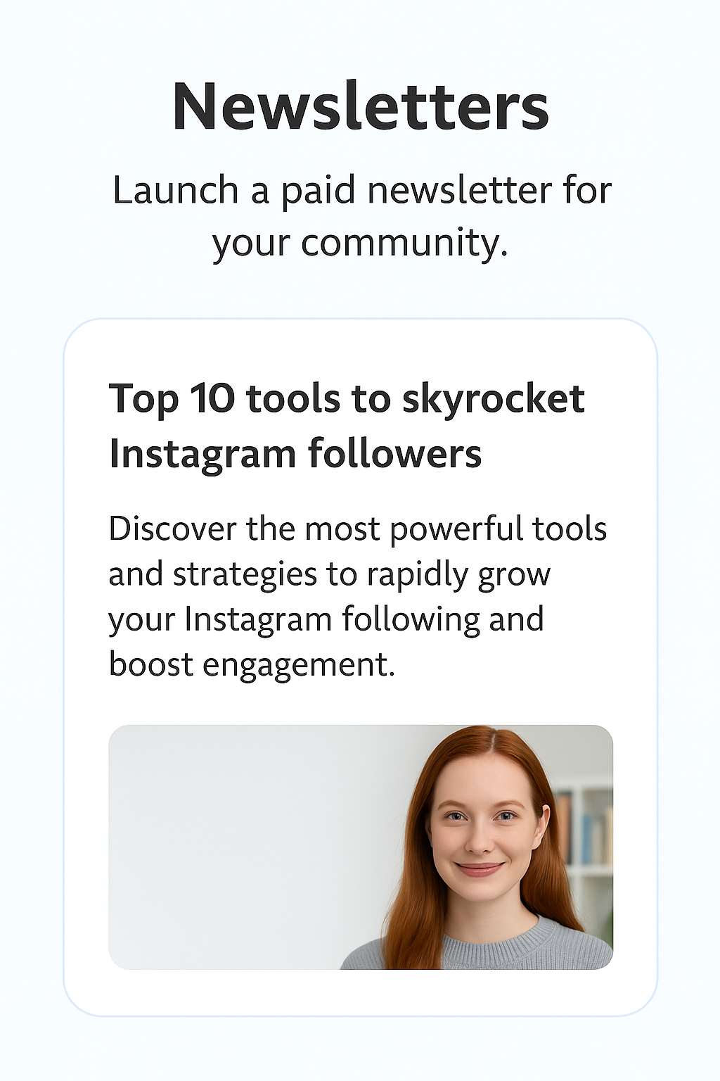 Event carousels feature